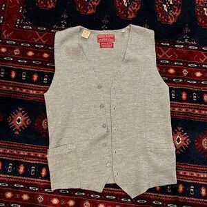 Scotch and Soda gray wool vest